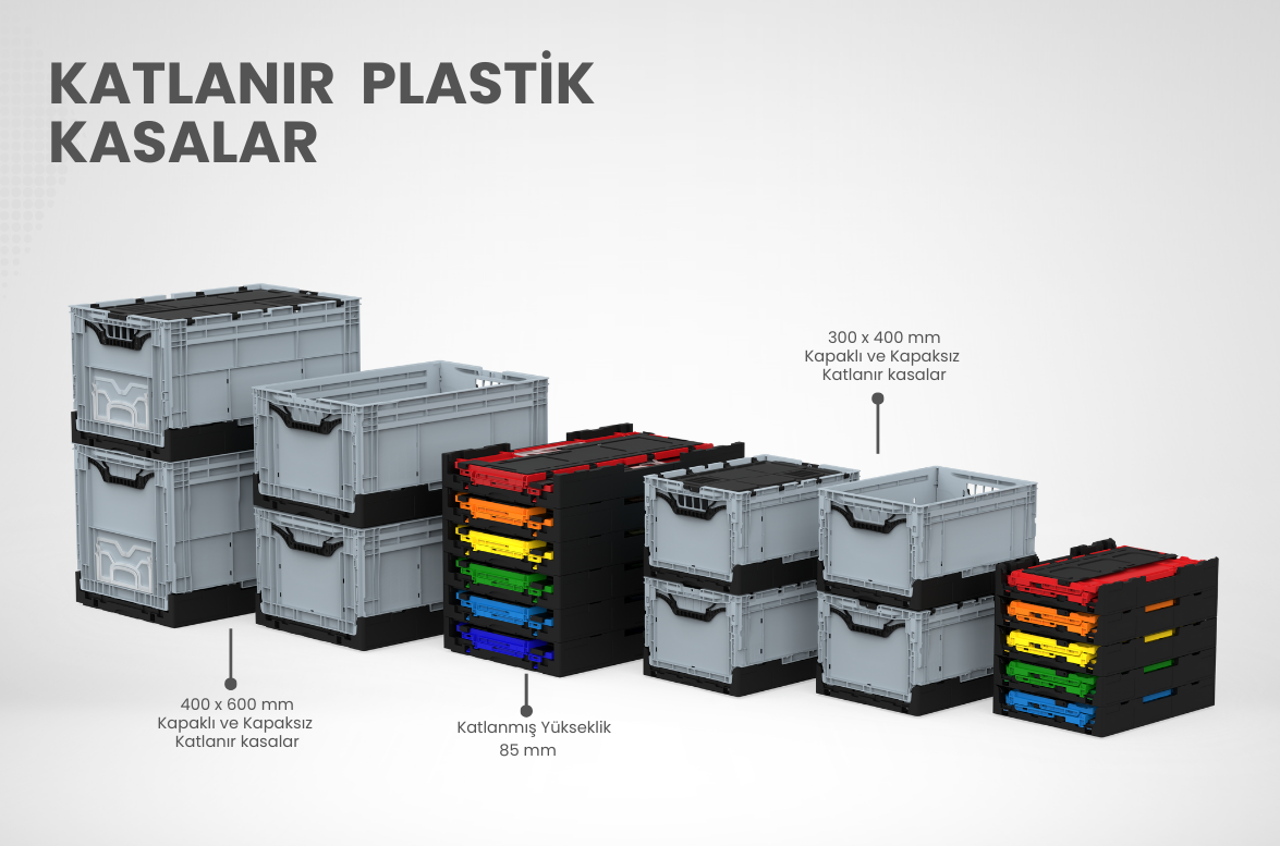 Katlanır Plastik Kasalar