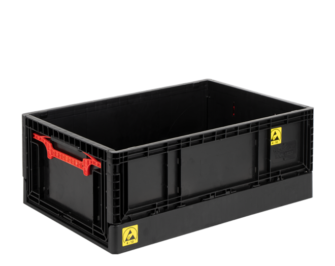 KX-4622 ESD iletken katlanır kasa 400x600x230